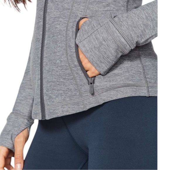 Lululemon Define Jacket Heather Gray SZ 4 - Picture 5 of 11